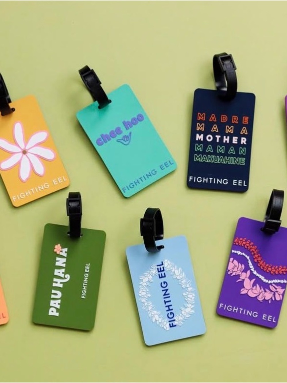 NEW fighting eel luggage tags (2)